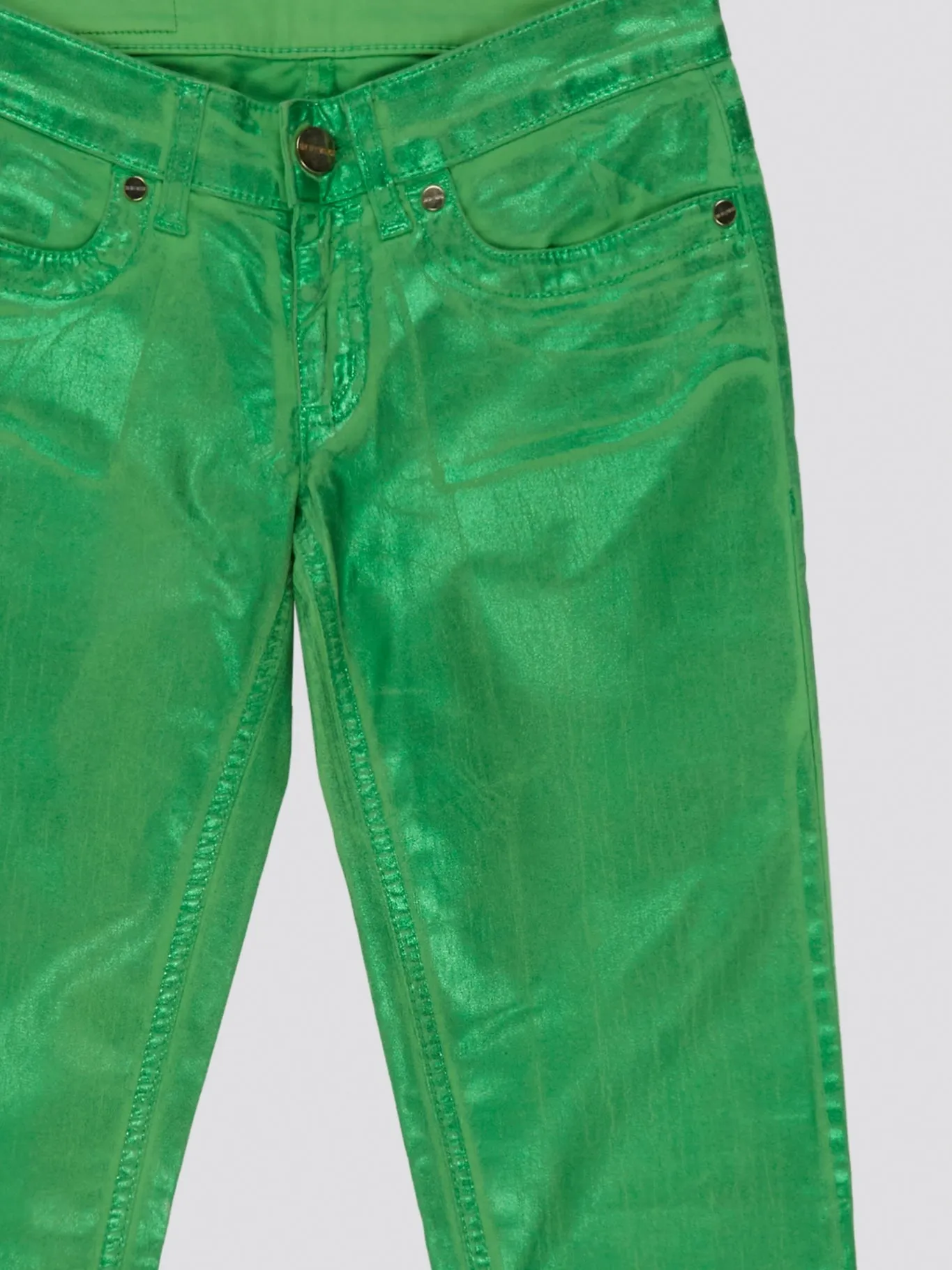 Green Slim Fit Jeans
