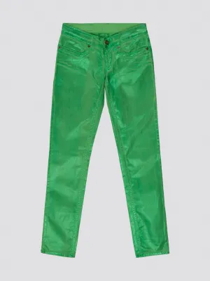Green Slim Fit Jeans