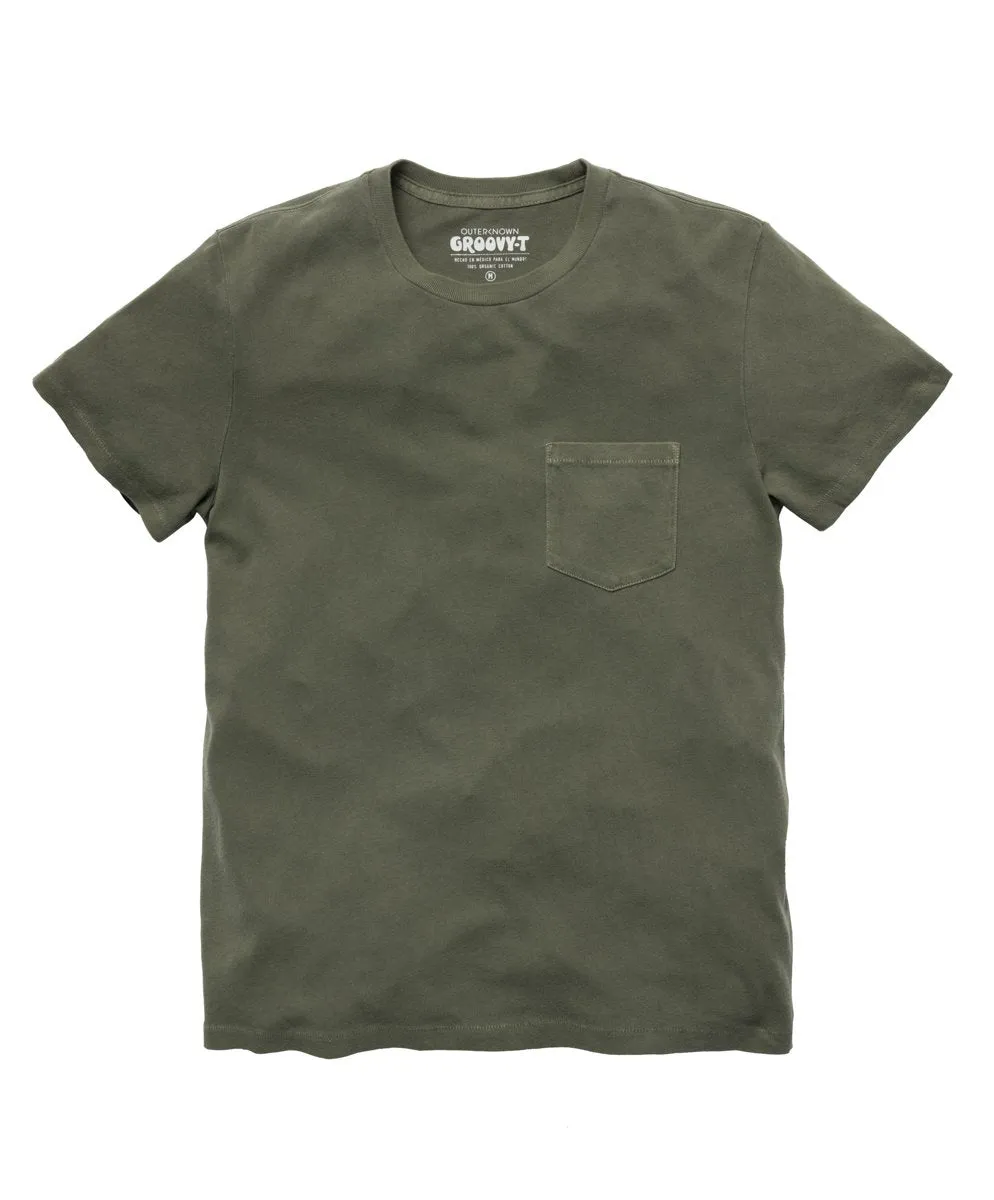 Groovy Pocket Tee - Multiple Colors