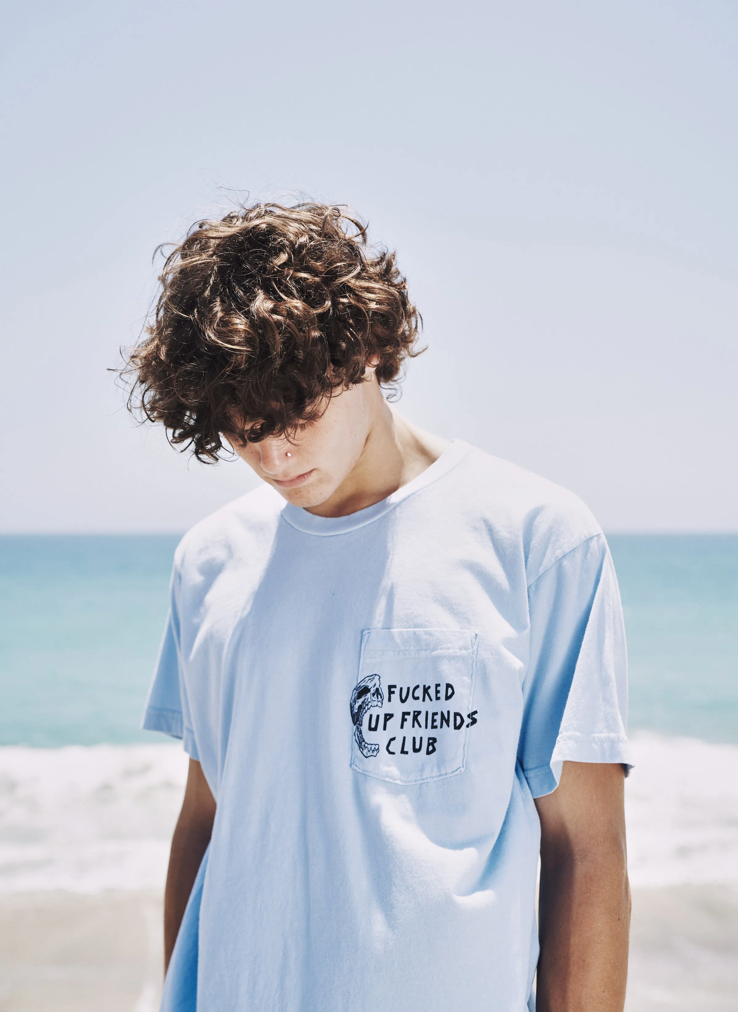 HALF SKULL FUFC POCKET TEE