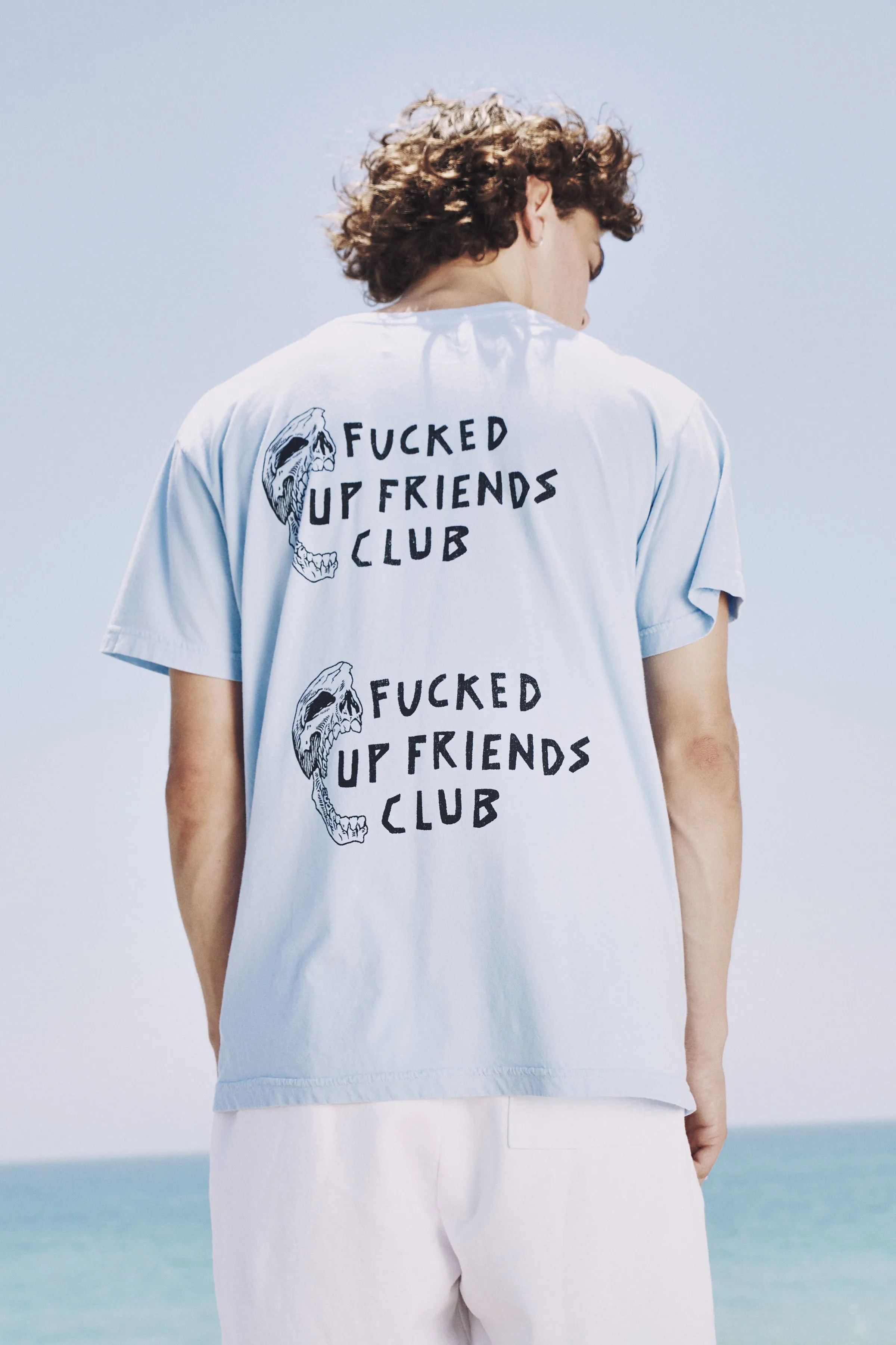 HALF SKULL FUFC POCKET TEE