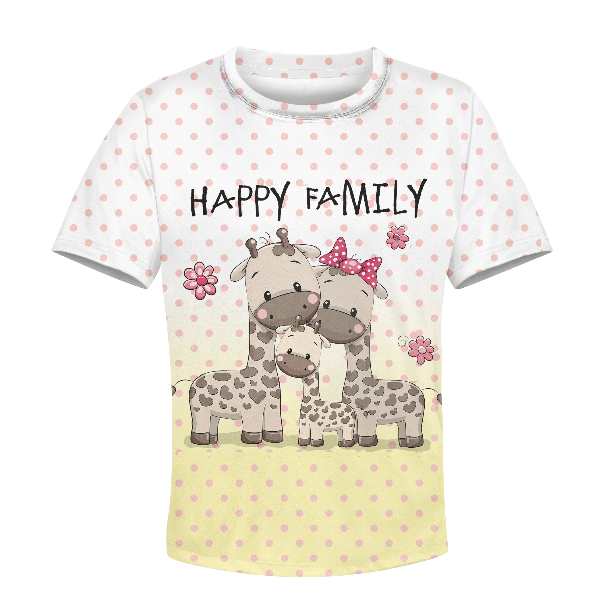 Happy family of giraffe Kid Custom Cosplay Hoodies Apparel