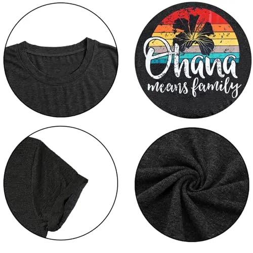 Hawaiian Shirts for Women Palm Trees Beach Graphic Tee Tops Summer Vacation Short Sleeve Tshirt Tops
