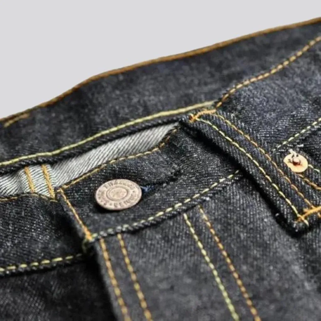 Heavyweight slim selvedge jeans