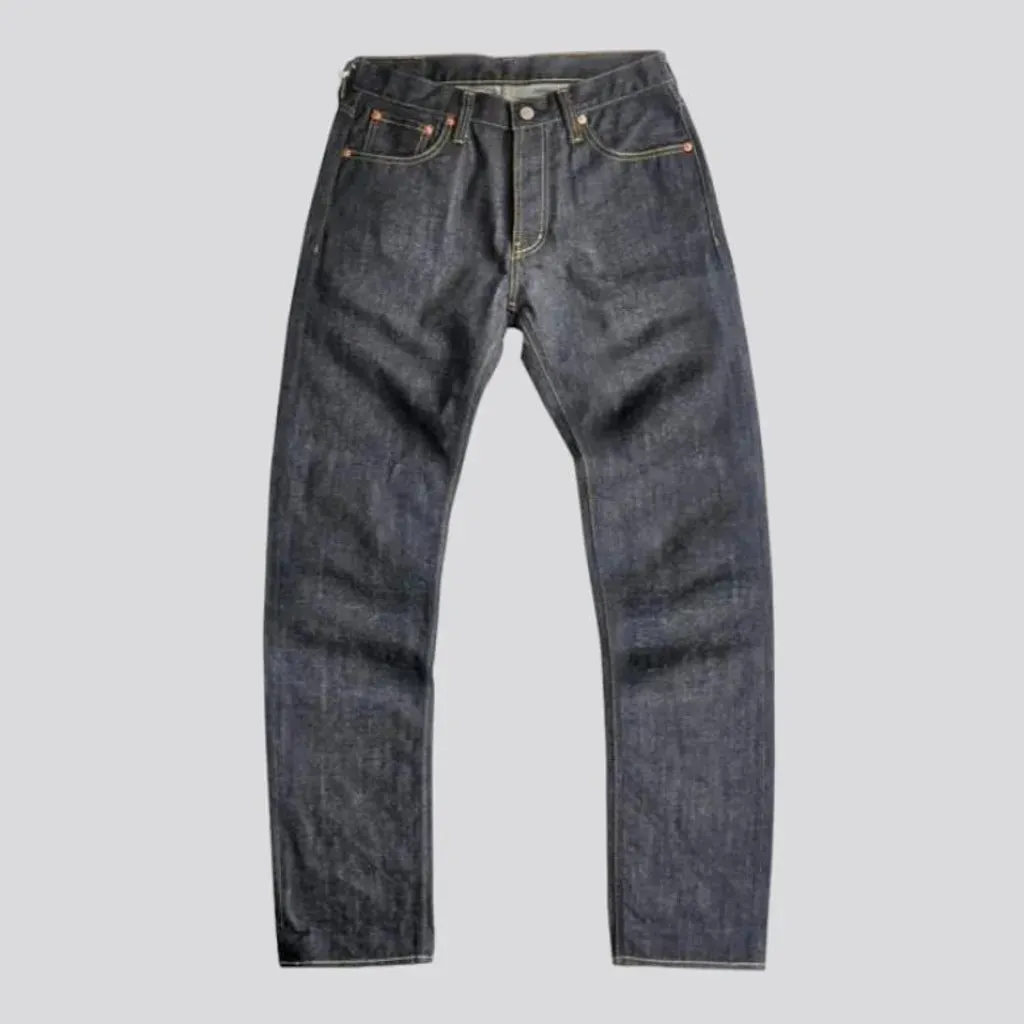 Heavyweight slim selvedge jeans