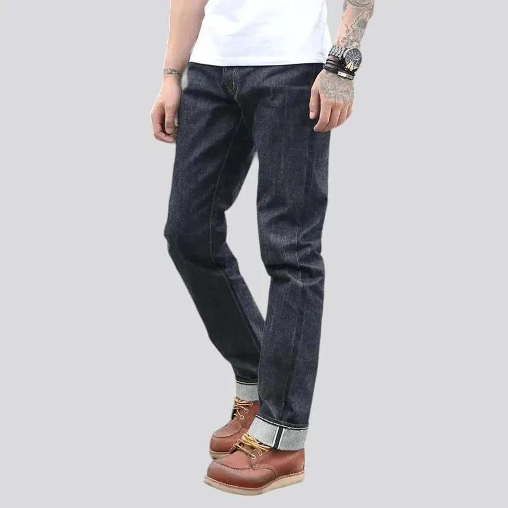 Heavyweight slim selvedge jeans