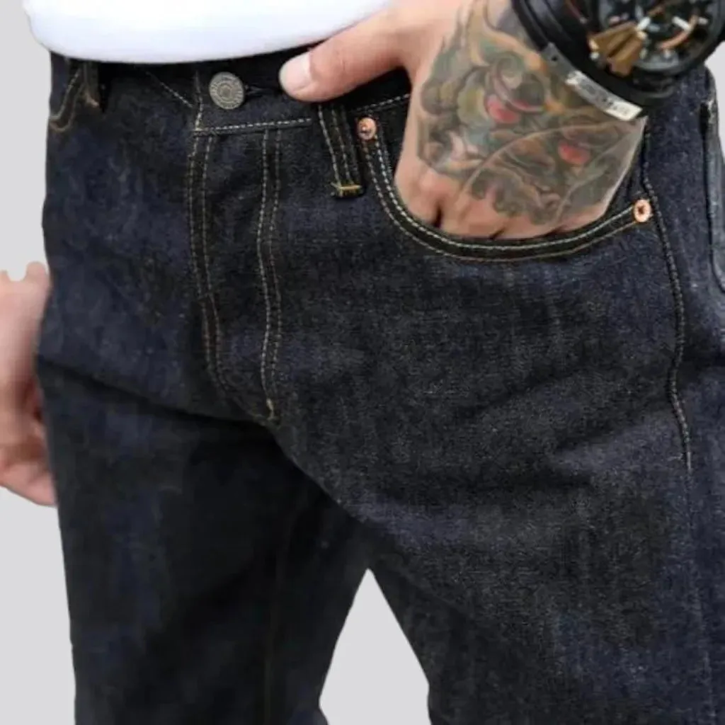 Heavyweight slim selvedge jeans