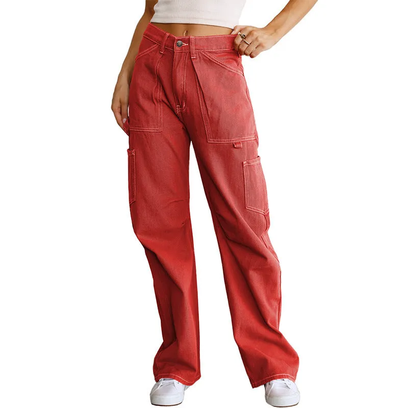 🔥Hot sale🔥Baggy Drop Rise Cargo Jeans
