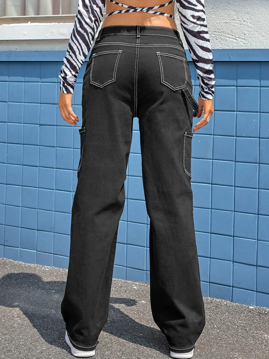 🔥Hot sale🔥Baggy Drop Rise Cargo Jeans