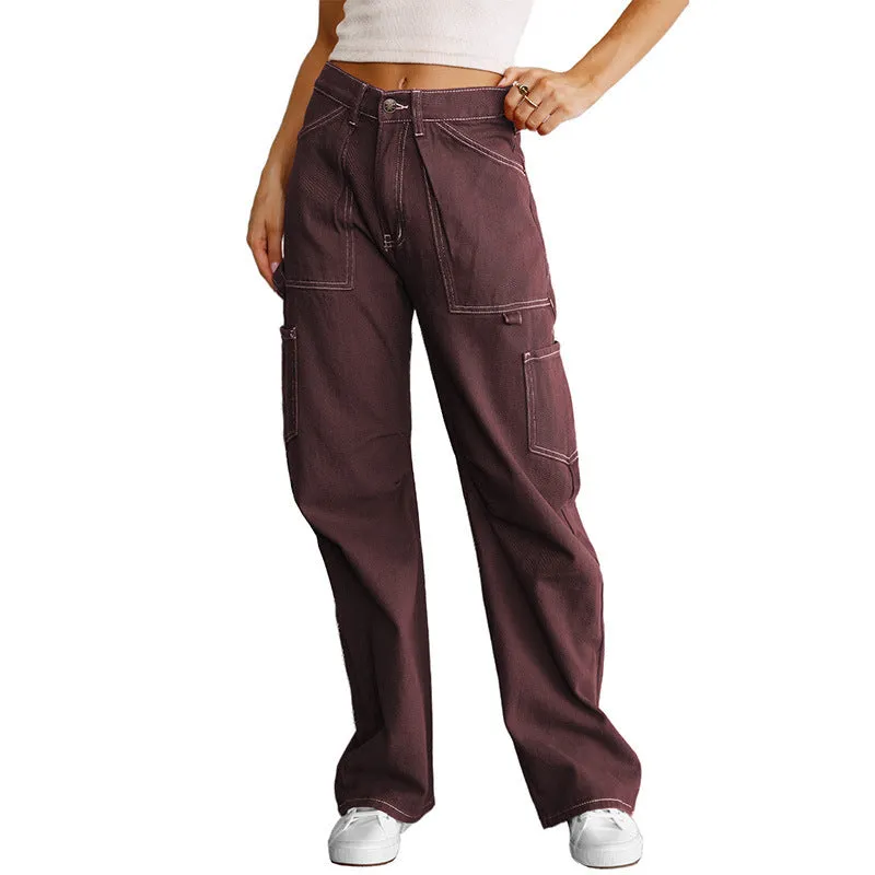 🔥Hot sale🔥Baggy Drop Rise Cargo Jeans