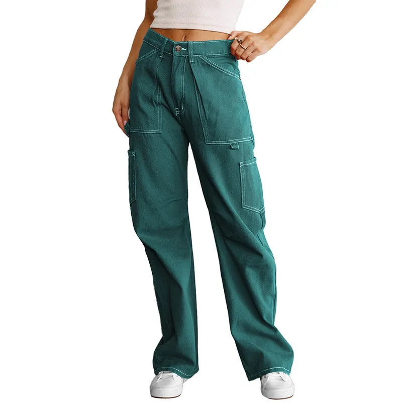 🔥Hot sale🔥Baggy Drop Rise Cargo Jeans