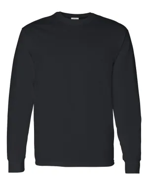 Howdy Y'all Puff Vinyl Heavy Cotton Long Sleeve Adult T-Shirt