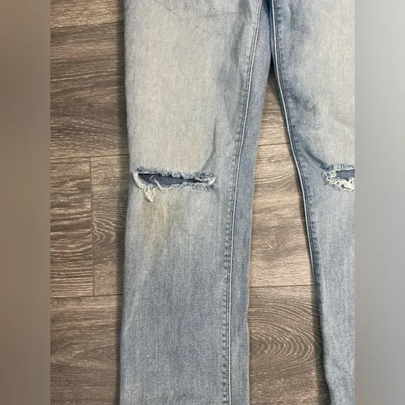 Hudson Barbara Straight Leg High waisted Light Wash Denim Jeans Women’s Size 28