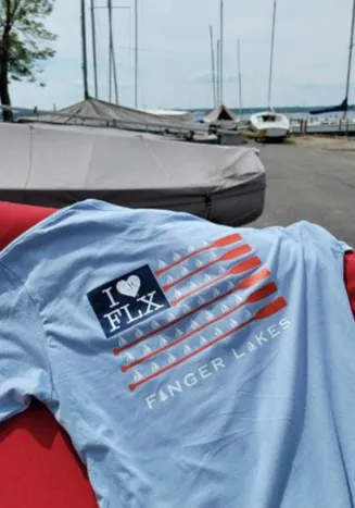 I Heart FLX Flag Tee
