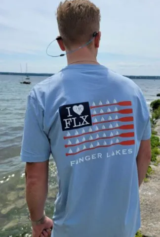 I Heart FLX Flag Tee