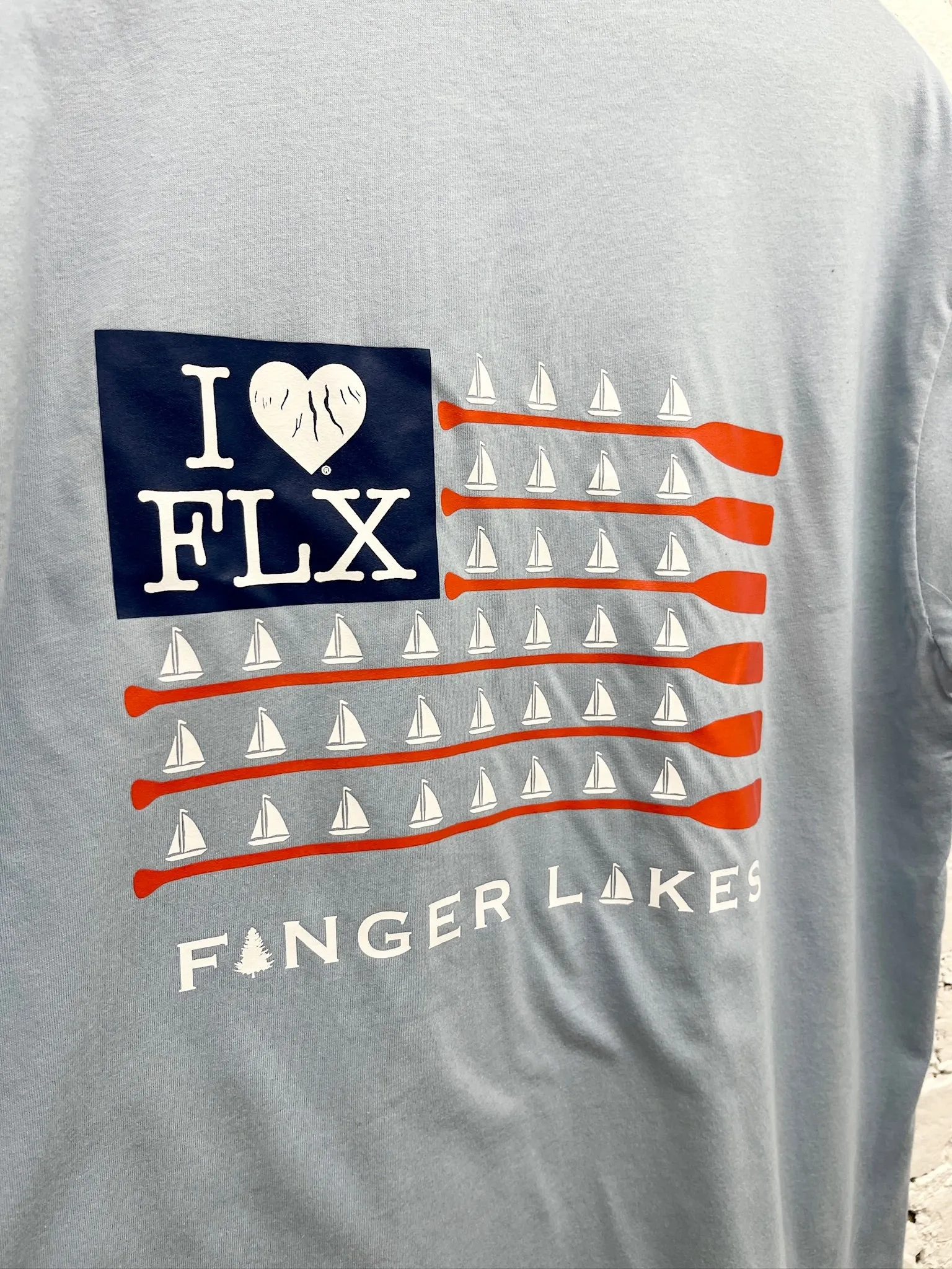 I Heart FLX Flag Tee