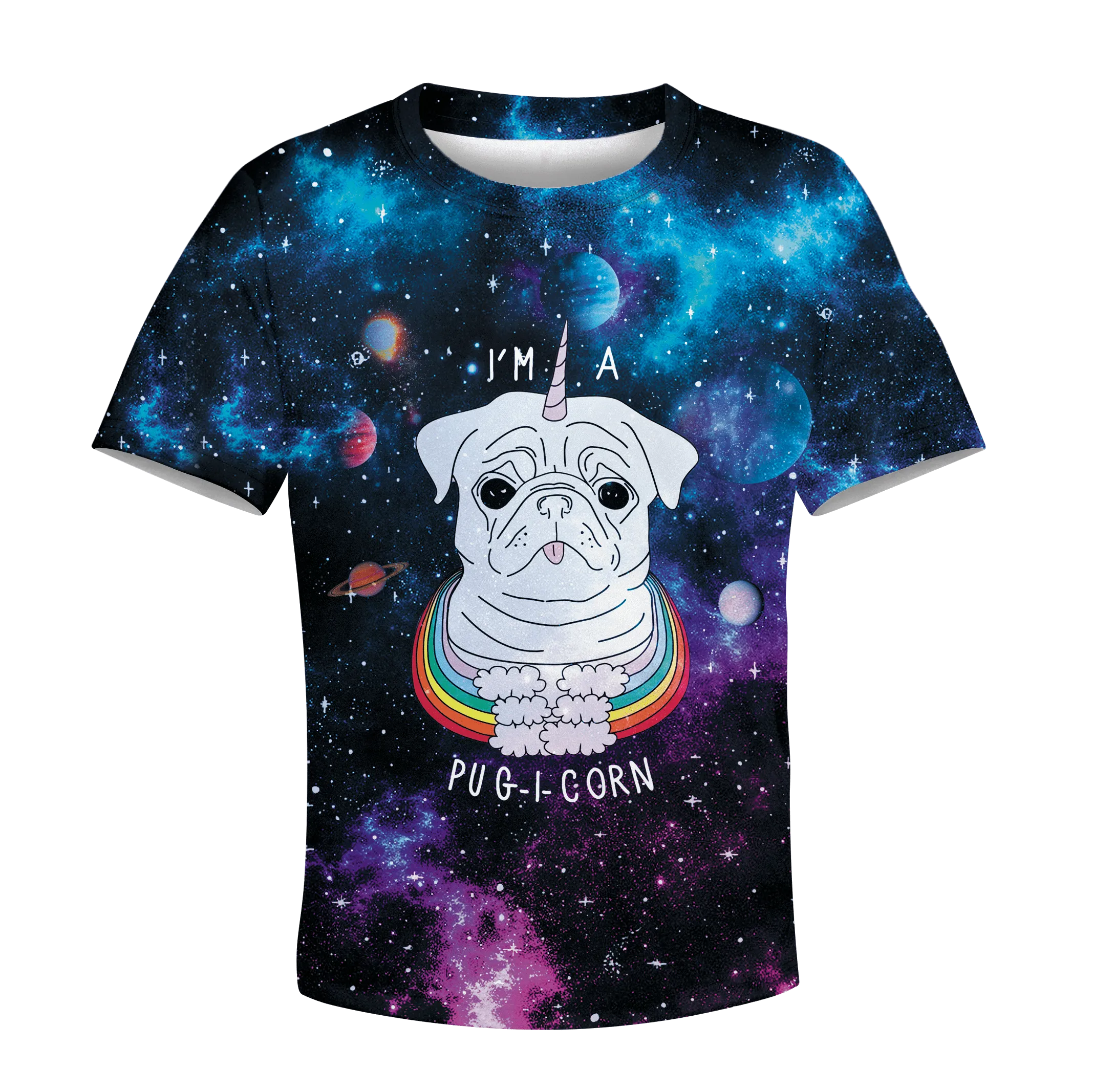 I'm A Pugicorn Custom Cosplay Kid Hoodie