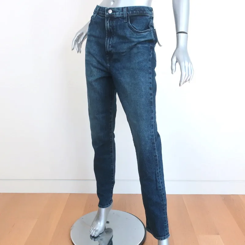 J Brand 1212 Runway Super High-Rise Slim Straight Jeans Amica Blue Size 30 NEW