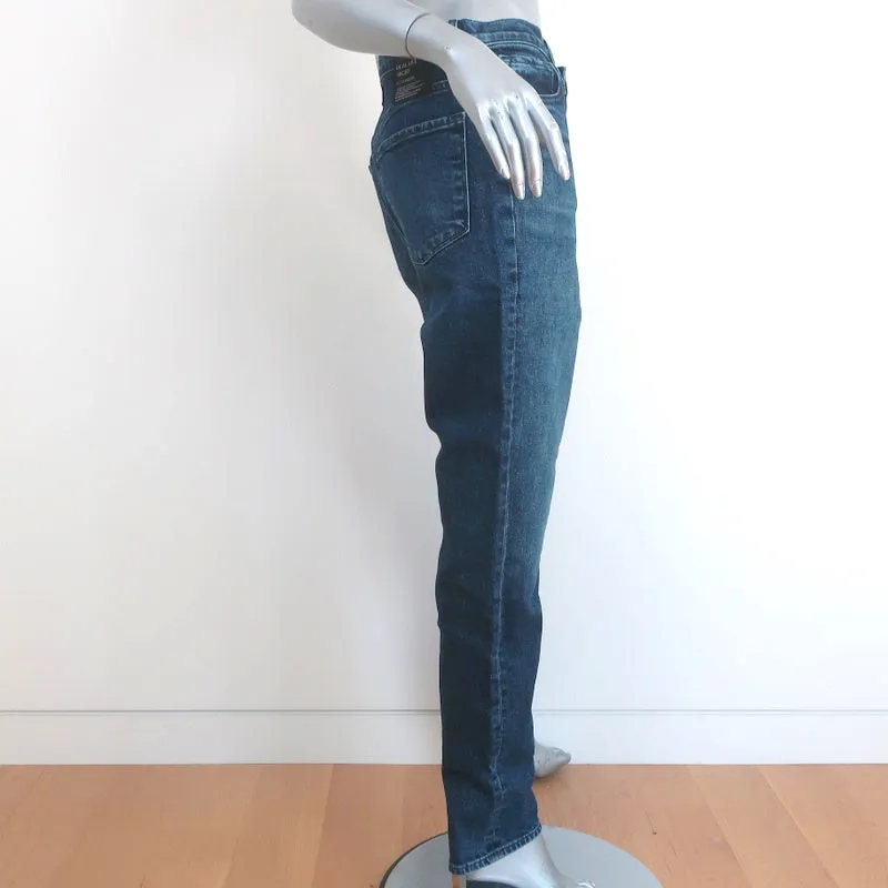 J Brand 1212 Runway Super High-Rise Slim Straight Jeans Amica Blue Size 30 NEW