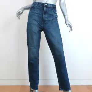 J Brand 1212 Runway Super High-Rise Slim Straight Jeans Amica Blue Size 30 NEW