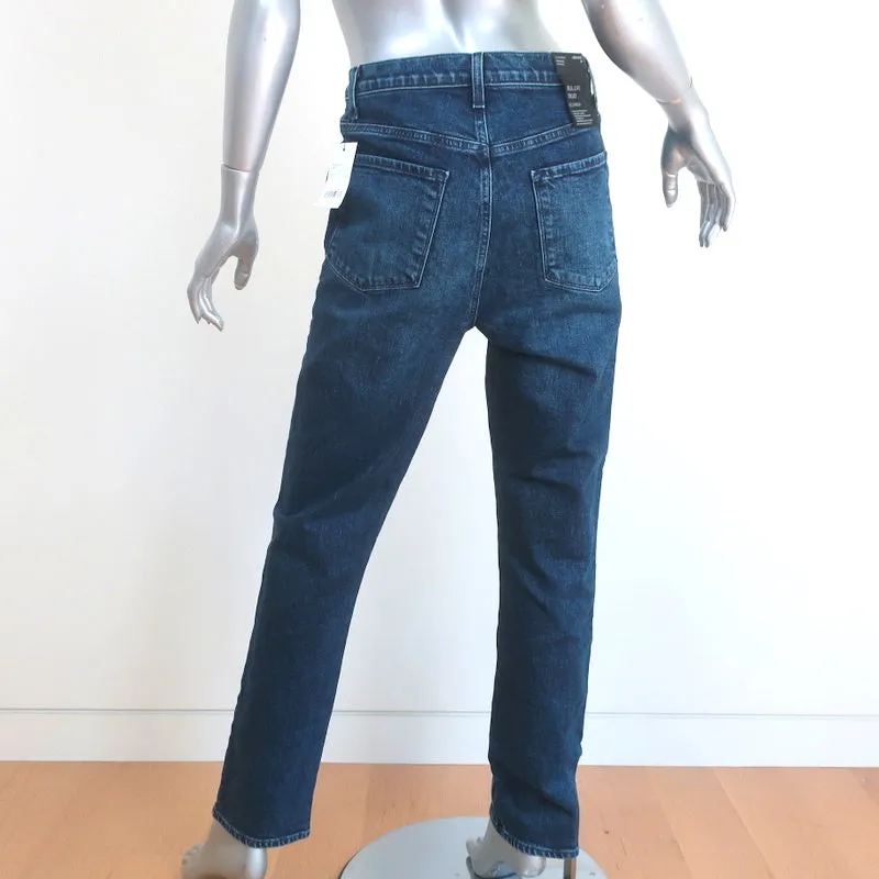 J Brand 1212 Runway Super High-Rise Slim Straight Jeans Amica Blue Size 30 NEW