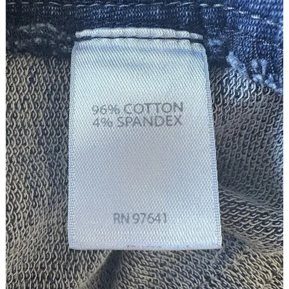 J Jill Pure Jill Soft Indigo Slim Leg Jeans Pull On Tie Waist Womens Large (1060