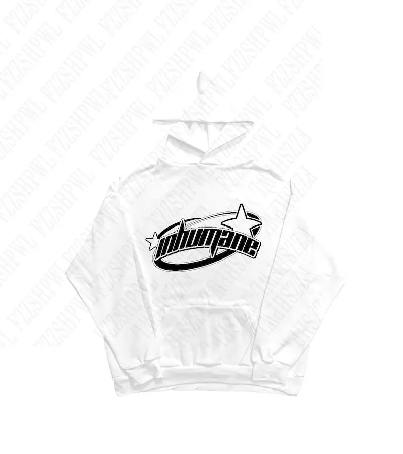 JazzHer Y2K Vintage Star Graphic Hoodies Jacket Oversized Long Sleeve Sweatshirt Streetwear Fashion Harajuku Print Pocket Zipper Hoodie