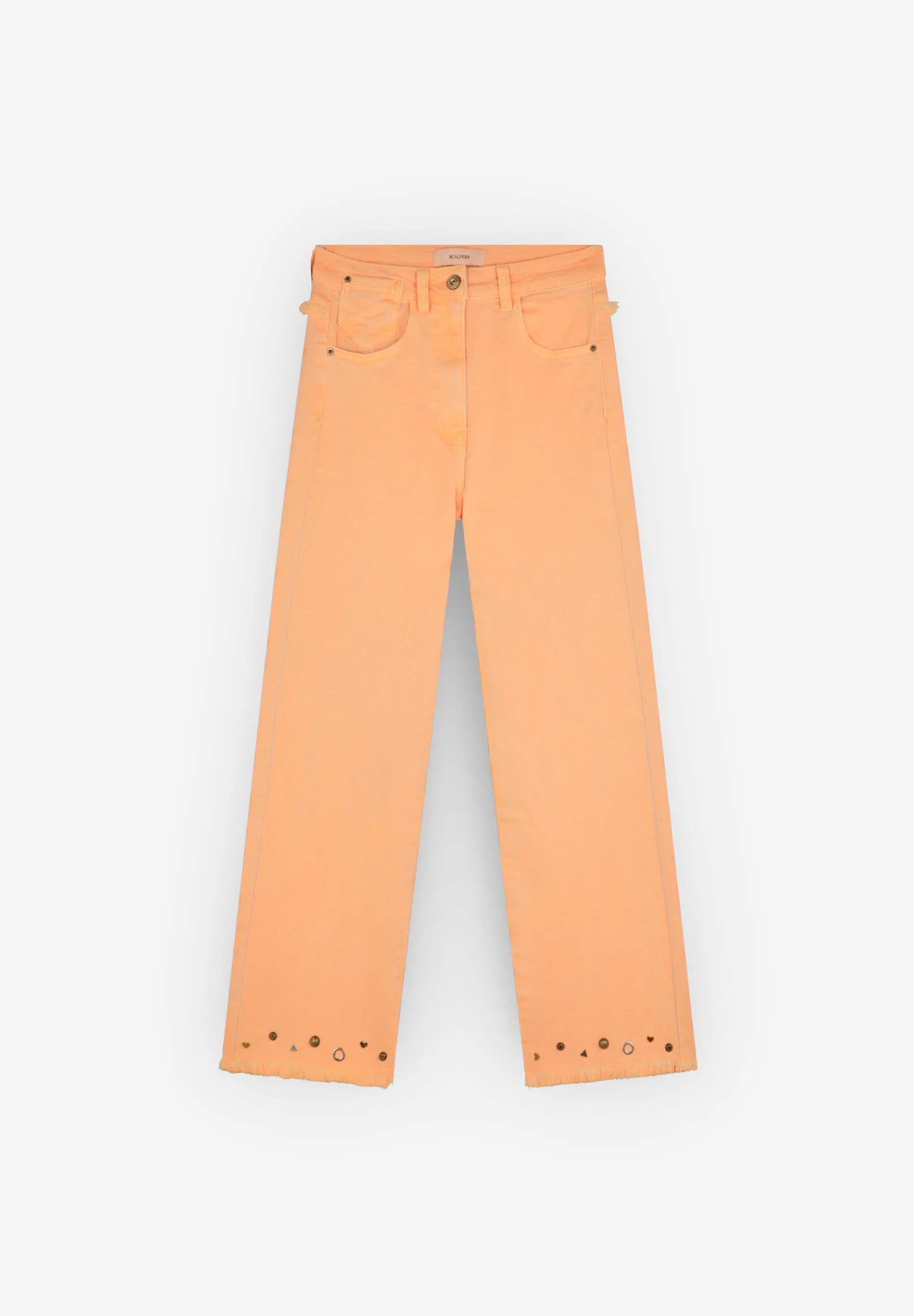 JEANS BOCA DE SINO TACHAS
