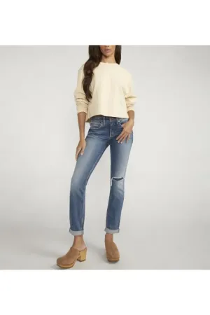 Jeans Boyfriend Mid Rise Slim Leg de Silver Jeans