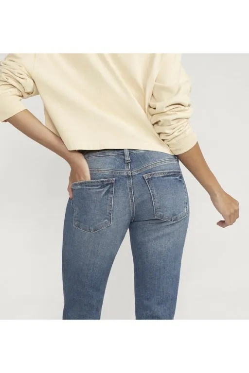 Jeans Boyfriend Mid Rise Slim Leg de Silver Jeans