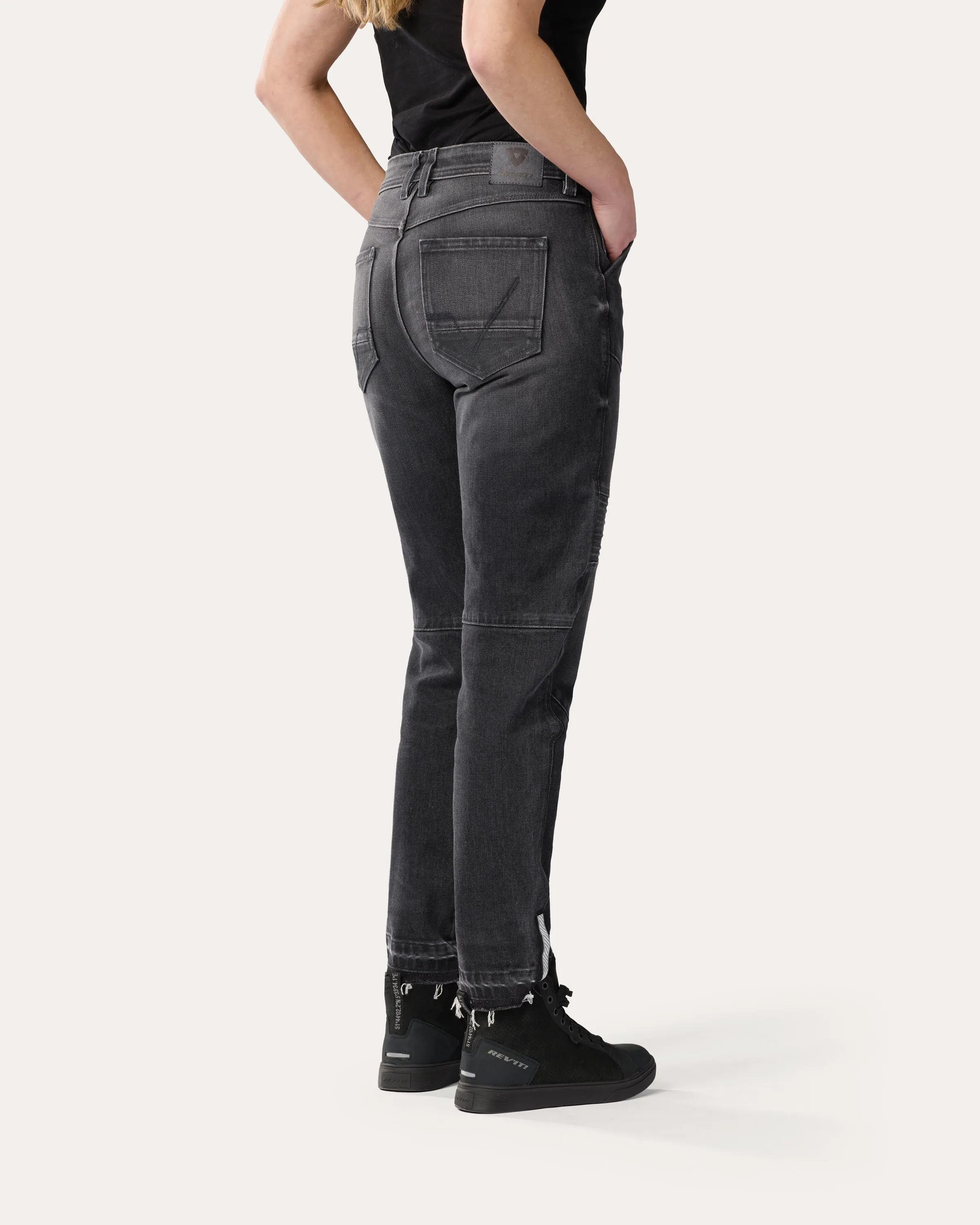 Jeans Moto 2 Slim Ladies | Dark Black Stone