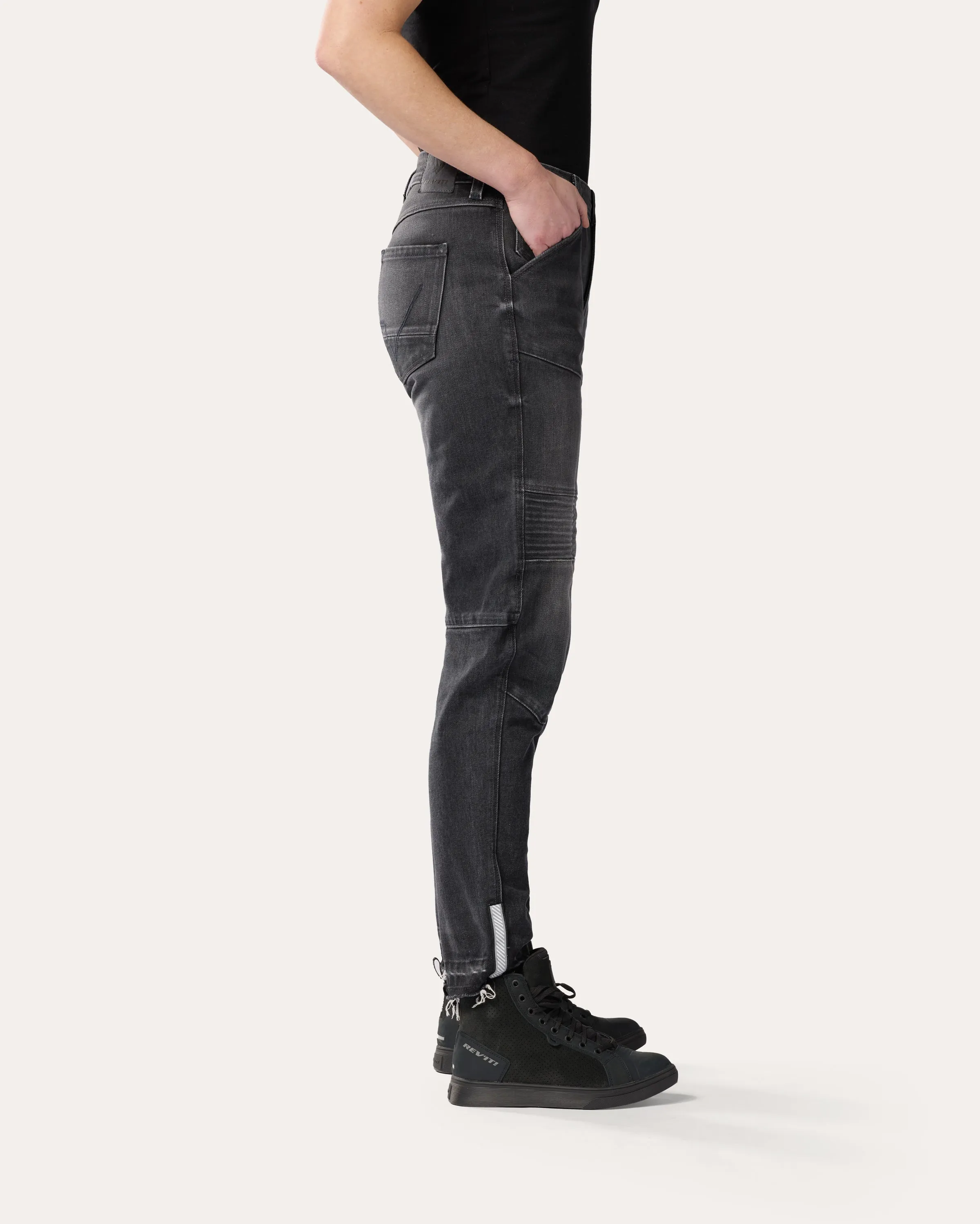 Jeans Moto 2 Slim Ladies | Dark Black Stone