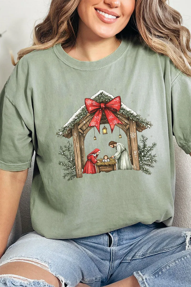 Jesus Nativity Comfort Colors Adult Ring-Spun Cotton Tee