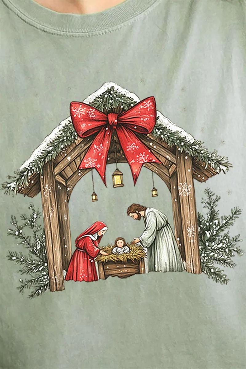 Jesus Nativity Comfort Colors Adult Ring-Spun Cotton Tee