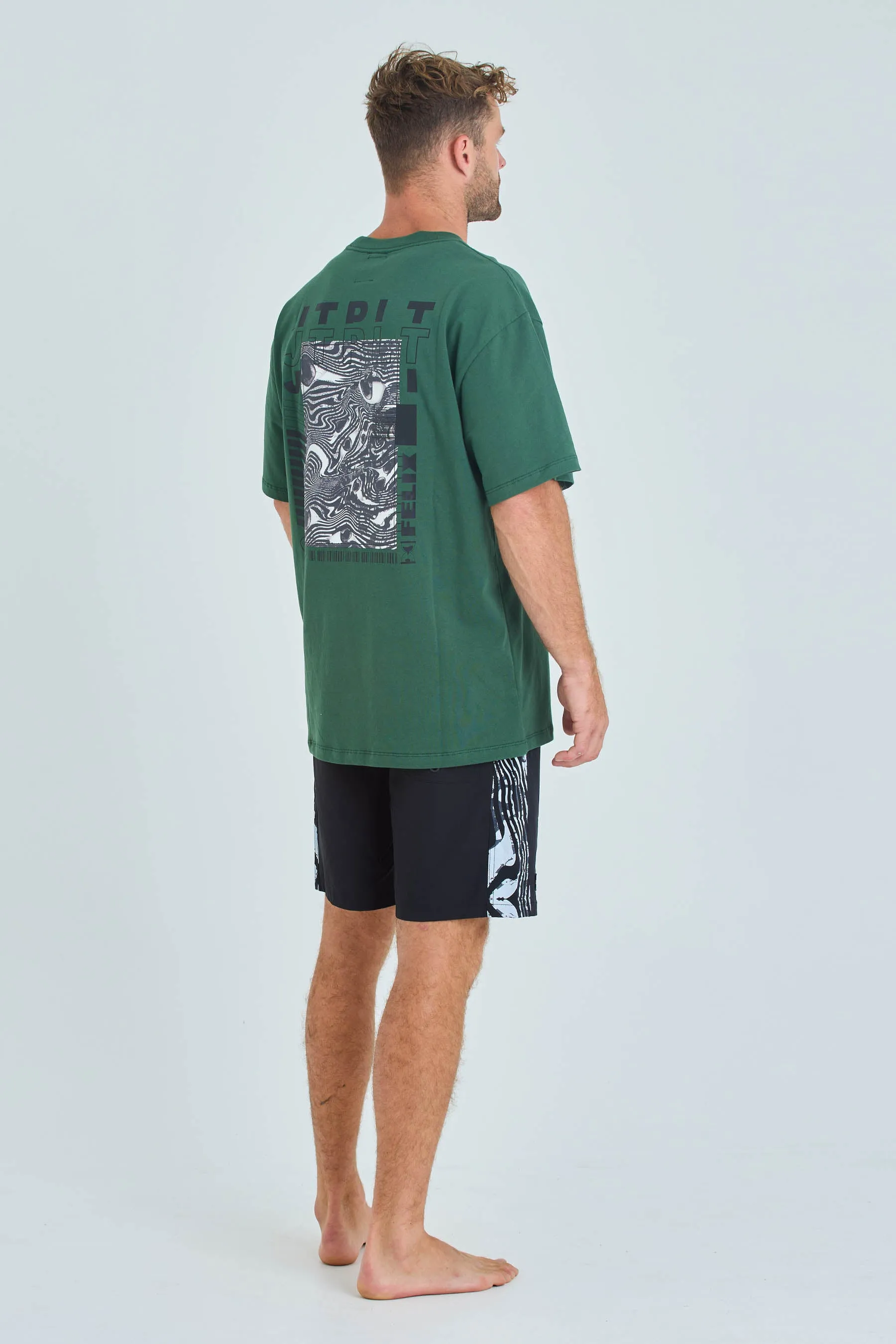Jetpilot Felix Tee - Forest Green