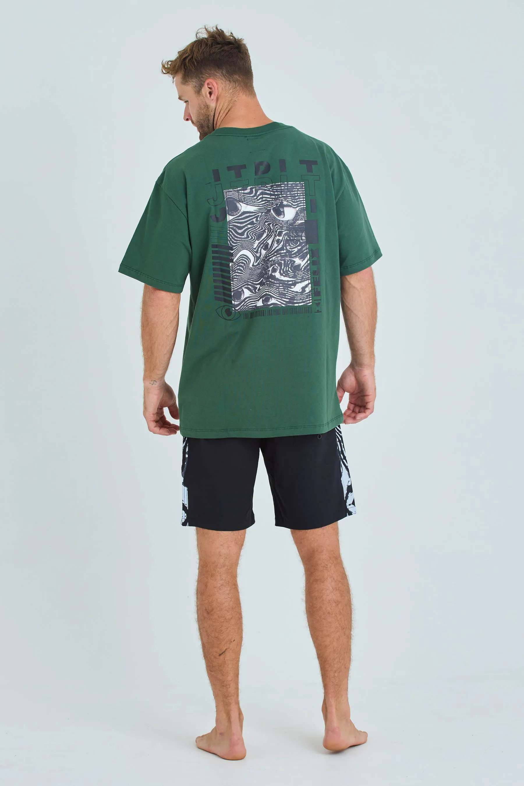 Jetpilot Felix Tee - Forest Green