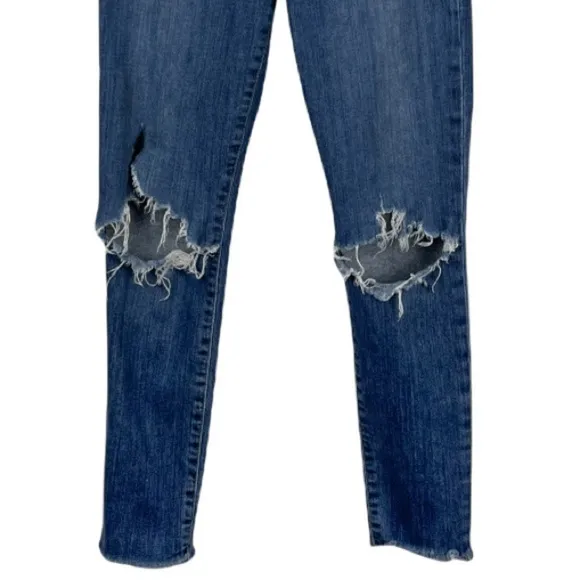 JOE'S Jeans Women's Blue Michelle High-rise Skinny Ankle Cut Size 27