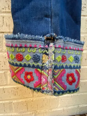 John Mark Embroidered Jeans