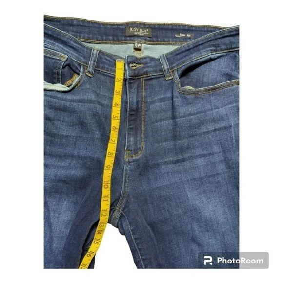 Judy Blue Slim Fit Women's Jeans Size 18 W Color Blue