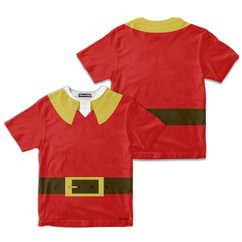 Kids Gaston costume - Gaston shirt - The Beauty and The beast - Gaston T-Shirt for toddler QT308699