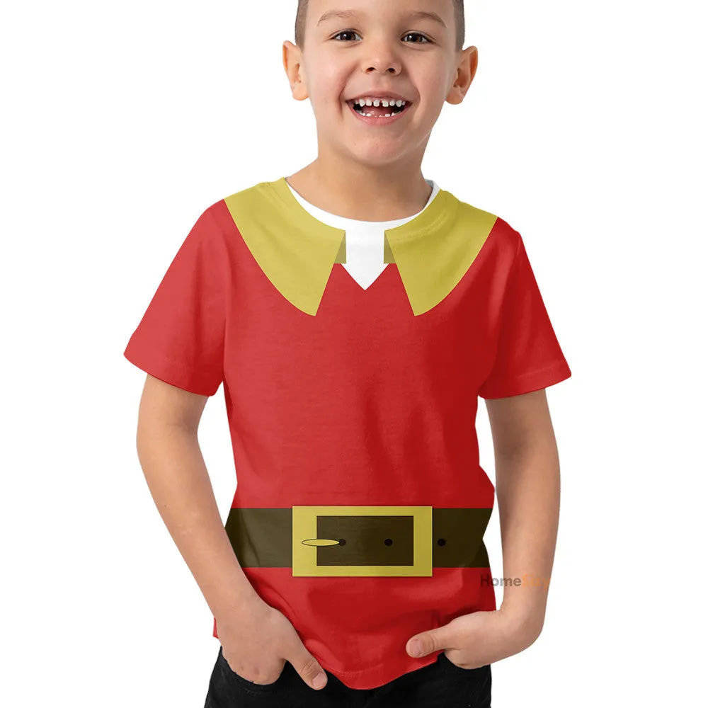 Kids Gaston costume - Gaston shirt - The Beauty and The beast - Gaston T-Shirt for toddler QT308699