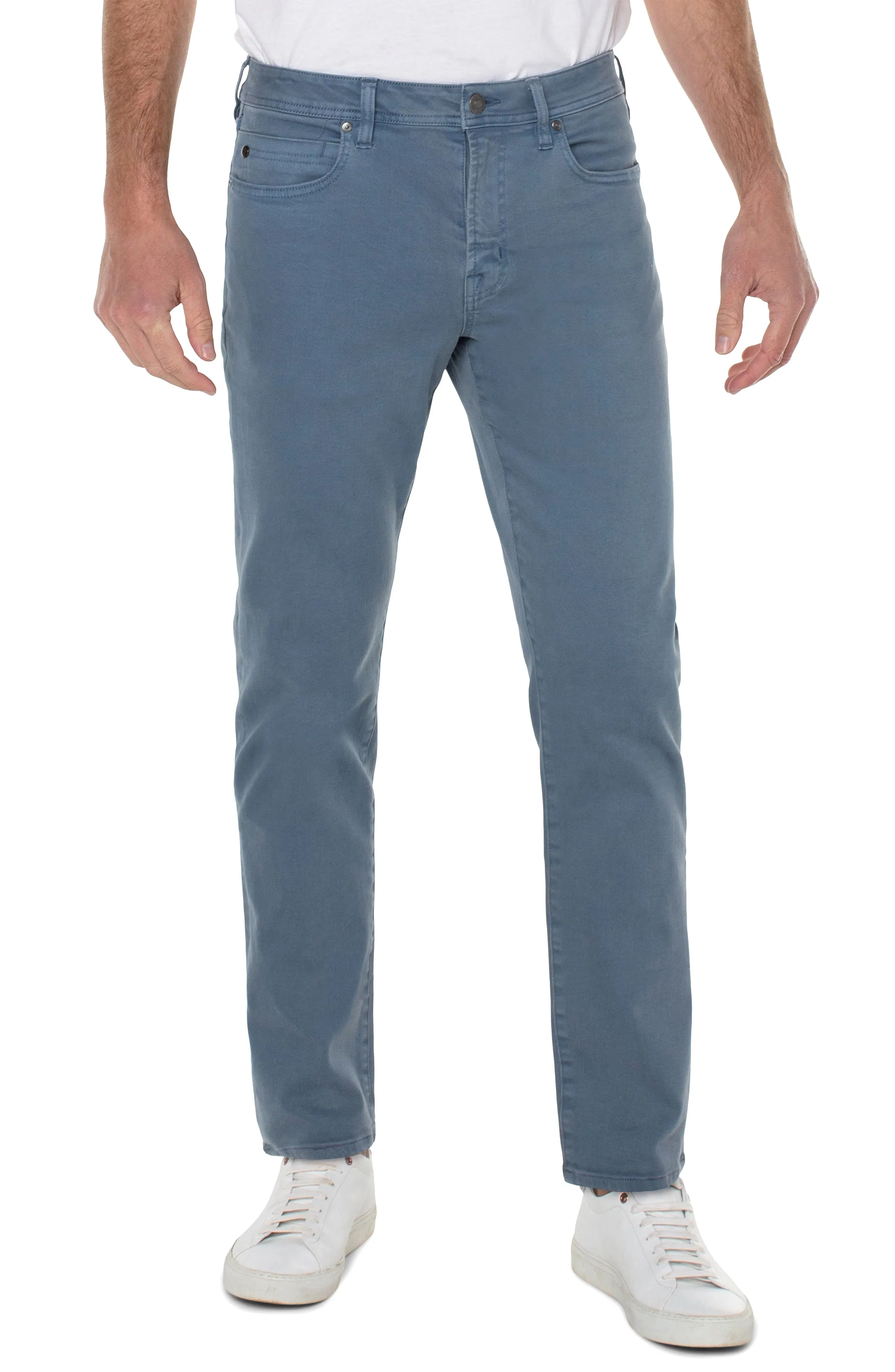 Kingston Modern Straight Colored Denim - Copen Blue