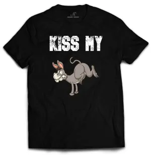 Kiss My Funny T Shirts For Men Humor by Market Trendz