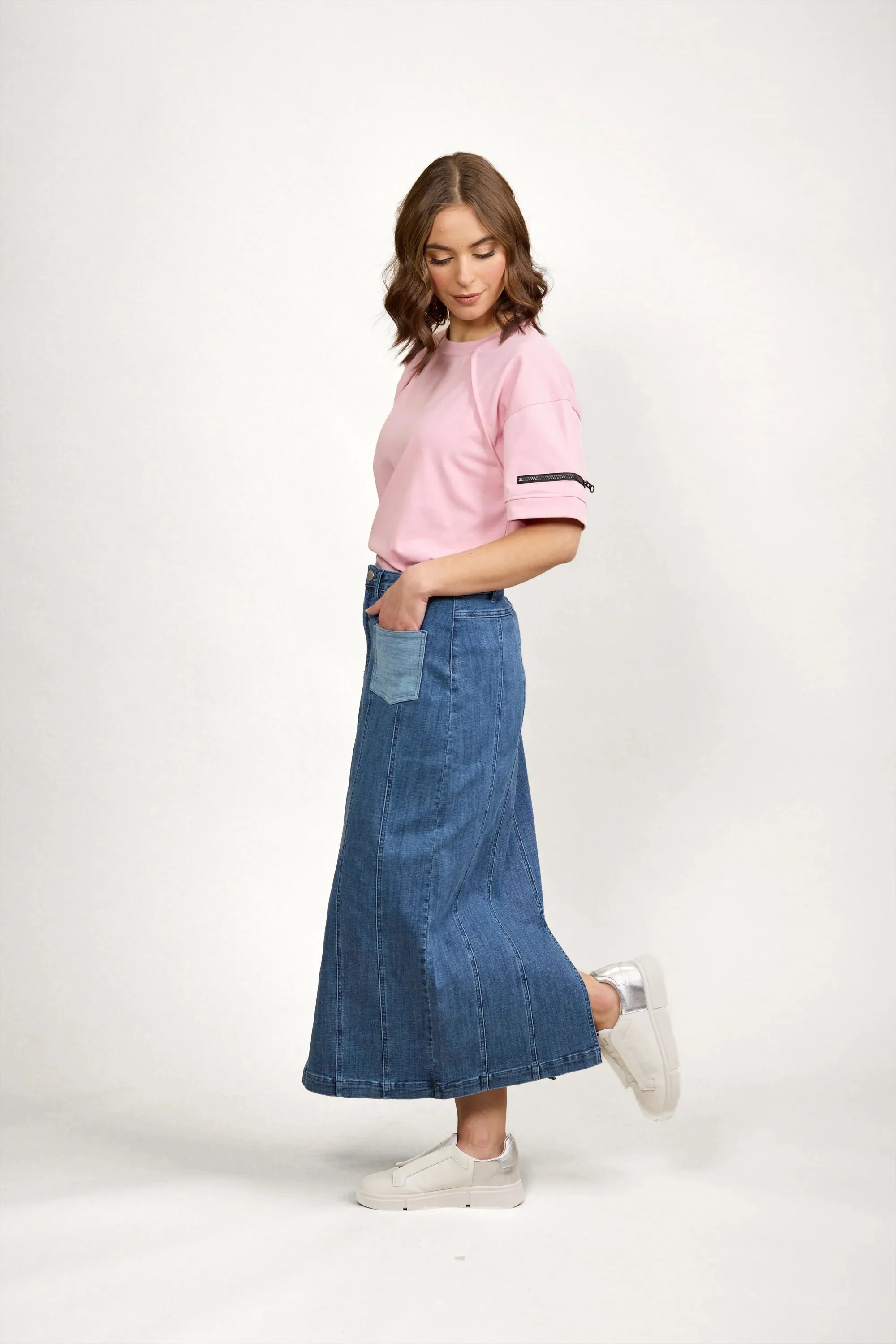 Knewe 4032 Cooper Skirt – Blue Wash