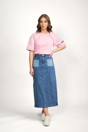Knewe 4032 Cooper Skirt – Blue Wash