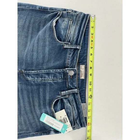 Kut From The Kloth Jeans Size 14 High Rise Button Fly Charlize Slim Raw Hem NWT​