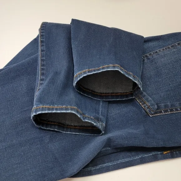 Kut From The Kloth Mia Toothpick Mid Rise Skinny Denim Blue Jeans Sz 12