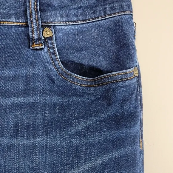 Kut From The Kloth Mia Toothpick Mid Rise Skinny Denim Blue Jeans Sz 12