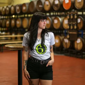 Ladies V-Neck Logo Tee