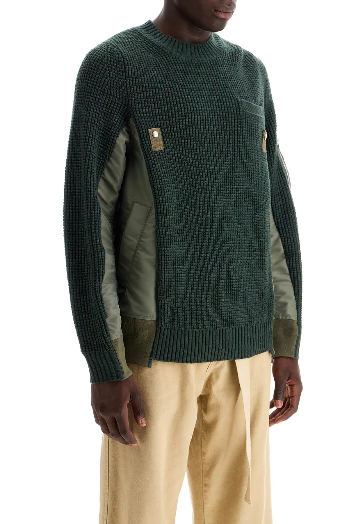 layered effect pullover